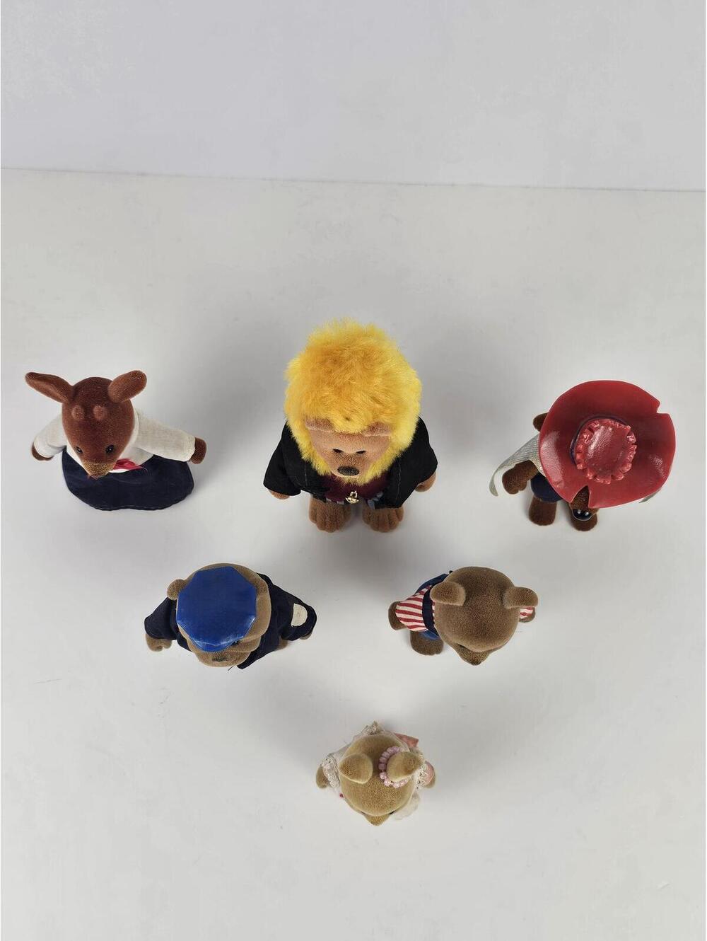 Collection 1980s Tonka Maple Town Character Figure Set Bulldog Rabbit Lion Wolf - Picture 2 of 15